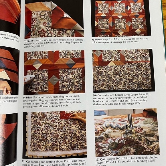 SINGER The Quilting Bible 30 Complete Quilt Projects Instruction soft cover book - Picture 10 of 16